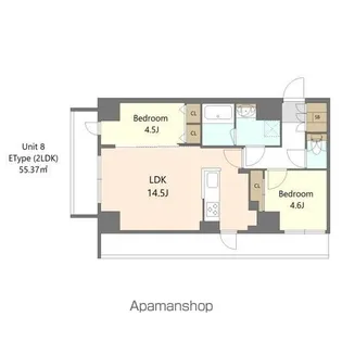 S−RESIDENCE高島平ASOLEA【3階】の間取り
