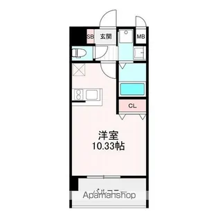 プライムコート博多吉塚【702号室】の間取り