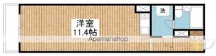 ホワイトプラザ西堀【411号室】の間取り