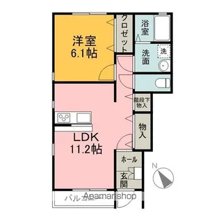 モダン・ビアンキ Ⅱ棟【1階】の間取り