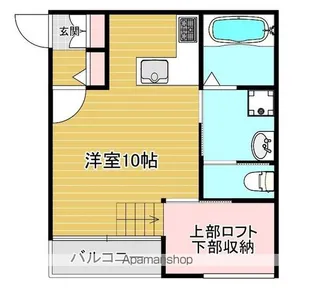 LARGO【A102号室】の間取り