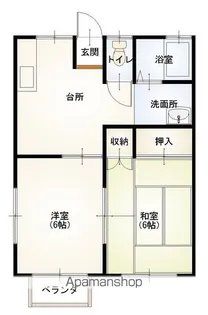 フレグランスⅡ【103号室】の間取り