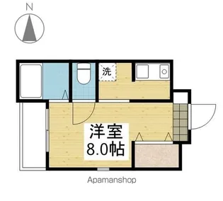 道後湯之町メゾン宮内【402.号室】の間取り