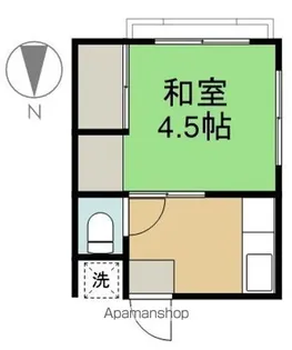開運荘【204号室】の間取り