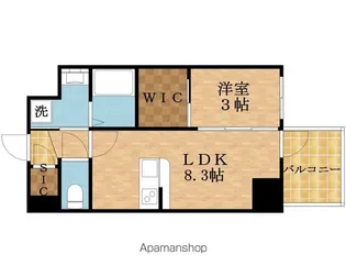 セレニテ東梅田アリエ【12階】の間取り