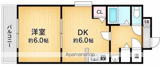 モントーレ天神【5階】の間取り