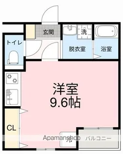 フォルト堤【3階】の間取り