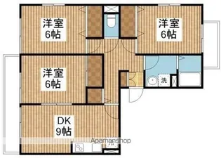 ロイヤルガーデン鐙西A棟【303号室】の間取り