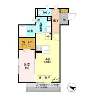 クレイドル【2階】の間取り