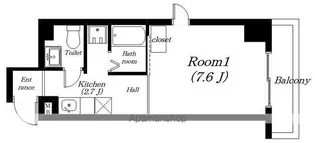 ディアコート瀬田駅前【604号室】の間取り
