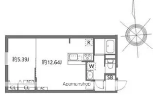 ルオーレ上北沢駅前【4階】の間取り