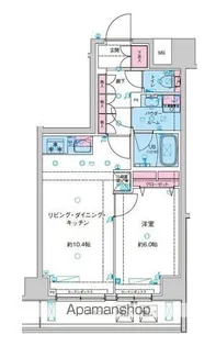 ジェノヴィア鐘ヶ淵【6階】の間取り