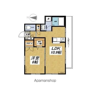 メゾン ショコラ【2階】の間取り