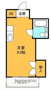 ルーセント白木原【4階】の間取り