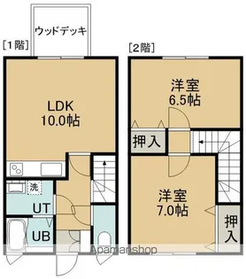 フォレストⅠ(フォレストワン)【E号室】の間取り