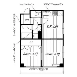 ベルグレイ K.I【3階】の間取り