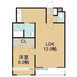 エムズミハラ【1階】の間取り