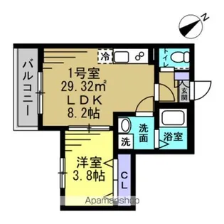 HD南柏【2階】の間取り