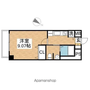 プレストンズ新栄【3階】の間取り