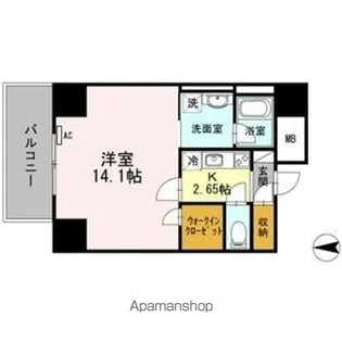 BLANCASA 久屋大通【9階】の間取り