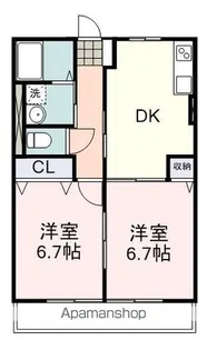 レジデンス ティアラ【1階】の間取り