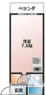 ロイヤルコーポ新通【3-J号室】の間取り