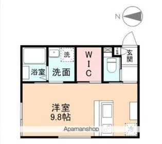 COCO【105号室】の間取り