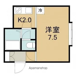 RSトミオカ(アールエストミオカ)【205号室】の間取り