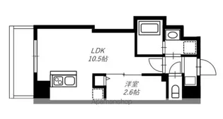 リヴシティ横濱末吉町弐番館【3階】の間取り