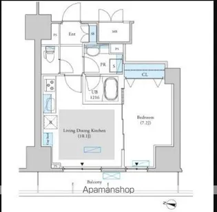 ロイジェントパークス千葉中央【5階】の間取り