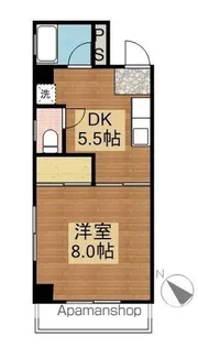 兼安マンション【105号室】の間取り