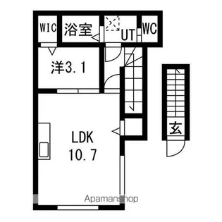 仙台前ルート【2階】の間取り