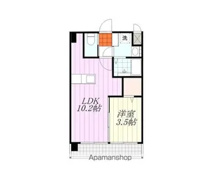ラソンブレ木屋町Ⅲ【701号室】の間取り