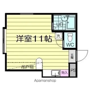 ロイヤルハイツ東八【301号室】の間取り