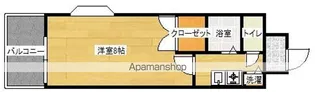 クレセール西牟田【6階】の間取り