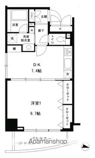 カーサ フロラシオン【7階】の間取り
