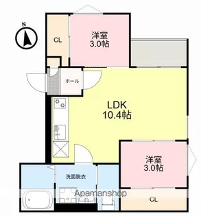 REGALEST Y,S【3階】の間取り