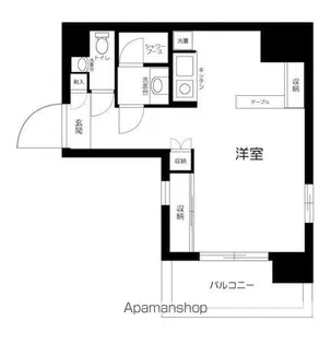 アクシア新宿御苑【12階】の間取り