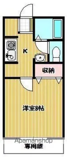 1DKの間取り画像