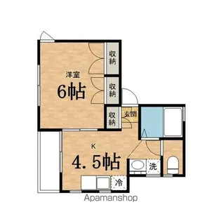 イルソーレ【202号室】の間取り