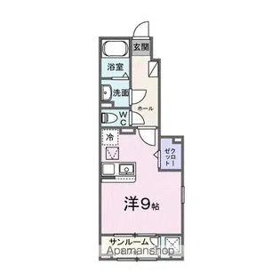 リュッカ・ル【1階】の間取り