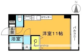 メゾンサファイヤ【5階】の間取り