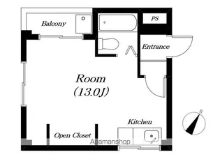 大津クリエイトマンション【201号室】の間取り