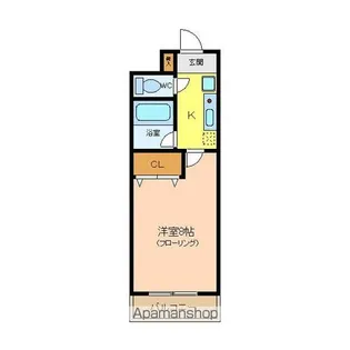 パレスグリーミーⅤ【1階】の間取り