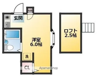 ブレセット栄【2階】の間取り