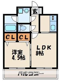 エル・グランディ【7階】の間取り
