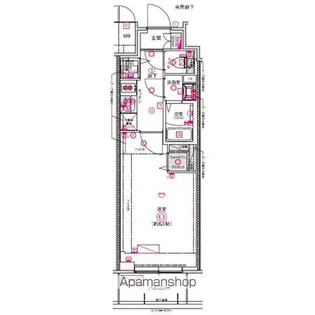 CREST TAPP名古屋山王【3階】の間取り