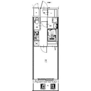 SーRESIDENCE堀田駅前FUTUR(フチュール)【2階】の間取り