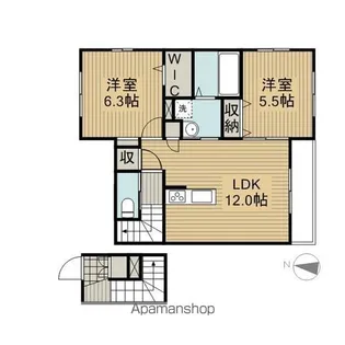 K PIATTO【2階】の間取り