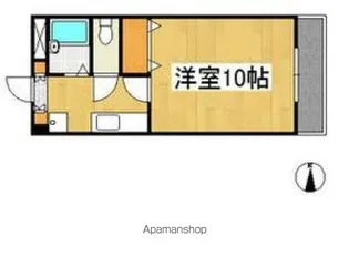 ジュネス沖新 【4階】の間取り